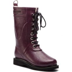 Kalosze ILSE JACOBSEN - RUB15 Eggplant 524. Fioletowe kalosze Ilse Jacobsen, bez wzorów, z kauczuku. W wyprzedaży za 399.00 zł.