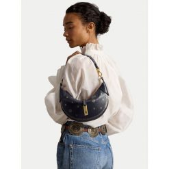 Torebka Polo Ralph Lauren. Niebieskie torebki klasyczne Polo Ralph Lauren, bez wzorów, bez dodatków. Za 2,399.00 zł.