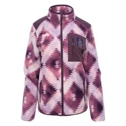Damska Bluza Polarowa Cloyne. Fioletowe bluzy ELBRUS, na zimę, bez wzorów, z polaru, bez kaptura. Za 217.99 zł.