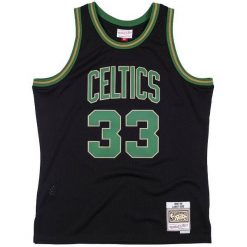 Koszulka Boston Celtics. Czarne bluzki Mitchell & Ness, bez wzorów, sportowe, bez kołnierzyka, bez ramiączek. Za 494.00 zł.