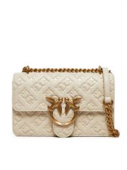 PINKO Torebka Love One Mini Dc AI 24-25 PLTT 100074 A1YB Écru. Torebki klasyczne Pinko, bez wzorów, ze skóry, bez dodatków. Za 1,219.00 zł.