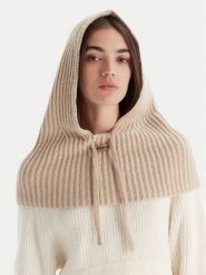 PINKO Komin 104494 A2Z1 I32 Beżowy. Brązowe rękawiczki Pinko, bez wzorów, z materiału. Za 659.99 zł.