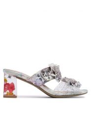 Laura Vita Klapki Lucieo 32 Beżowy. Brązowe klapki Laura Vita, bez wzorów, ze skóry, bez obcasa. Za 399.99 zł.