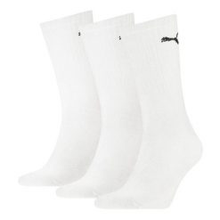 SKARPETY Puma Crew Socks 3 Pack, Dla obu płci. Białe skarpety Puma, bez wzorów, z bawełny. Za 26.36 zł.