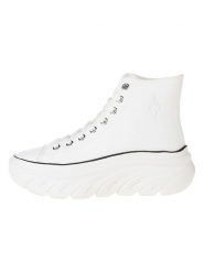 Skechers Sneakersy "Funky Street" w kolorze białym rozmiar: 40. Białe trampki Skechers, bez wzorów, za kostkę, bez zapięcia. Za 198.10 zł.