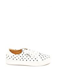 Noosy Sneakersy w kolorze biało-czarnym rozmiar: 37. Białe trampki Noosy, bez wzorów, bez zapięcia. Za 69.91 zł.