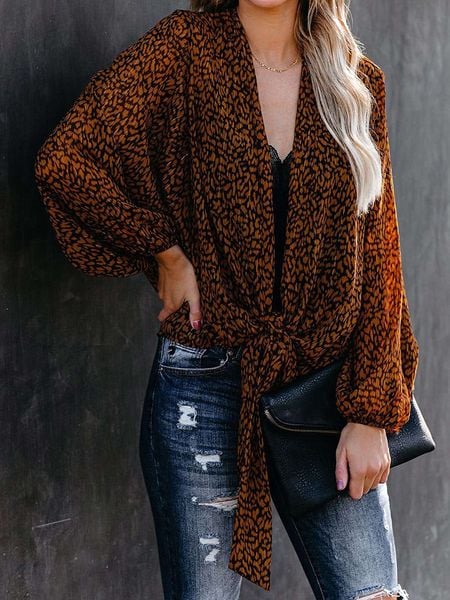 LA Angels Bluzka w kolorze jasnobrązowo-czarnym rozmiar: XL. Brązowe bluzki LA Angels, xl, bez wzorów, bez kołnierzyka, bez ramiączek. Za 126.99 zł.