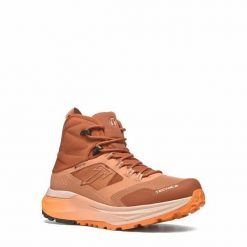 Damskie buty trekkingowe Tecnica Agate S Mid. Brązowe trekkingi TECNICA, z lycry, trekkingowe. Za 898.00 zł.