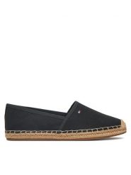 Tommy Hilfiger Espadryle Flag Canvas Espadrille FW0FW08541 Czarny. Czarne espadryle TOMMY HILFIGER, bez wzorów, z materiału, bez obcasa, bez zapięcia. Za 189.99 zł.