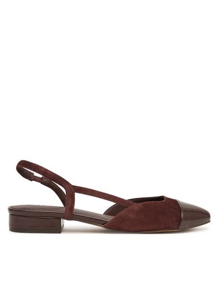 Aldo Baleriny Clementinne 14403503 Brązowy ciemny. Brązowe baleriny Aldo, bez wzorów, ze skóry, bez obcasa. Za 319.99 zł.