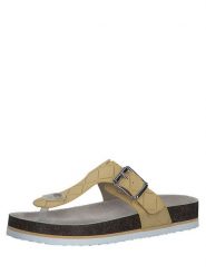 S.Oliver Japonki w kolorze żółtym rozmiar: 38. Żółte klapki S.Oliver, bez wzorów, z otwartym noskiem, bez obcasa. Za 99.95 zł.