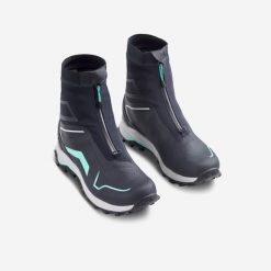 Second Life - Buty turystyczne damskie Quechua SH900 Pro... - Stan Doskonały. Niebieskie trekkingi QUECHUA, z materiału, trekkingowe. Za 254.99 zł.
