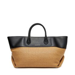 Torebka Gino Rossi. Brązowe shopper Gino Rossi, bez wzorów, bez dodatków. Za 199.99 zł.