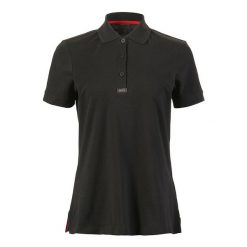Damska koszulka polo Musto Essential Pique. Czarne bluzki Musto, bez wzorów, bez kołnierzyka, bez ramiączek. Za 265.50 zł.