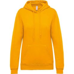 Damska bluza z kapturem Kariban. Żółte bluzy KARIBAN, xl, bez wzorów, z bawełny, z kapturem. Za 129.50 zł.