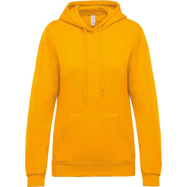 Damska bluza z kapturem Kariban. Żółte bluzy KARIBAN, l, bez wzorów, z bawełny, z kapturem. Za 112.00 zł.