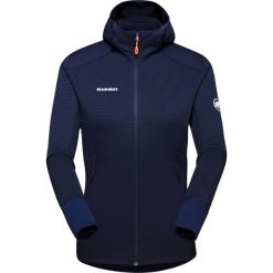 Bluza trekkingowa damska Mammut Taiss Light ML Hooded Jacket. Niebieskie bluzy Mammut, xs, bez wzorów, bez kaptura. Za 689.99 zł.