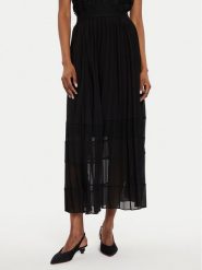 Morgan Spódnica plisowana 232-JILA Czarny Regular Fit. Czarne spódnice Morgan, bez wzorów, z syntetyku, plisowane. Za 189.99 zł.