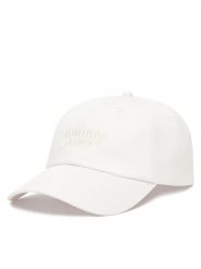 Tommy Hilfiger Czapka z daszkiem Script AW0AW17815 Biały. Białe czapki TOMMY HILFIGER, bez wzorów, z bawełny. Za 169.99 zł.
