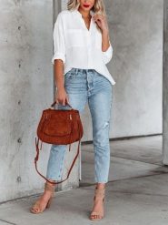 LA Angels Bluzka w kolorze białym rozmiar: L. Białe bluzki LA Angels, l, bez wzorów, bez kołnierzyka, bez ramiączek. Za 174.02 zł.