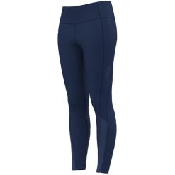 Damskie legginsy Jako Power. Niebieskie legginsy JAKO, bez wzorów, z dżerseju, z podwyższonym stanem. Za 172.73 zł.