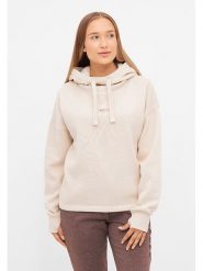 Bench Bluza "Ulla" w kolorze beżowym rozmiar: 38. Brązowe bluzy Bench, bez wzorów, z kapturem. Za 131.95 zł.