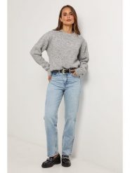 Soft Cashmere Sweter w kolorze szarym rozmiar: 36/38. Szare swetry Soft Cashmere, bez wzorów, z kaszmiru, bez ramiączek. Za 117.45 zł.
