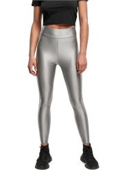 Urban Classics Legginsy w kolorze srebrnym rozmiar: XL. Szare legginsy Urban Classics, xl, bez wzorów, z podwyższonym stanem. Za 83.81 zł.