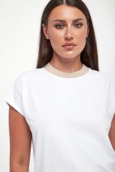 T-shirt damski PESERICO. T-shirty PESERICO, bez wzorów, bez kołnierzyka, bez ramiączek. Za 1,129.00 zł.