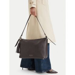 Torebka Nine West. Brązowe torebki klasyczne Nine West, bez wzorów, bez dodatków. Za 229.99 zł.