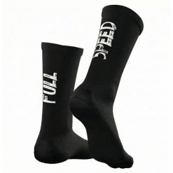 Oddychające skarpety kolarskie „Full Speed” – czarne. Białe skarpety C-LAB, bez wzorów. Za 117.00 zł.