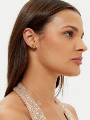 Guess Kolczyki JSBE04 428JW Złoty. Żółte kolczyki Guess, metalowe. Za 189.99 zł.