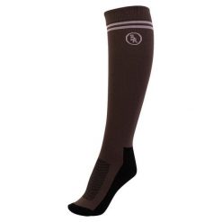 Skarpety jeździeckie BR Equitation Juna PU3. Brązowe skarpety BR, bez wzorów, ze splotem. Za 88.00 zł.