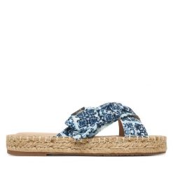 Espadryle Liu Jo. Niebieskie espadryle Liu Jo, bez wzorów, bez obcasa, bez zapięcia. Za 419.99 zł.