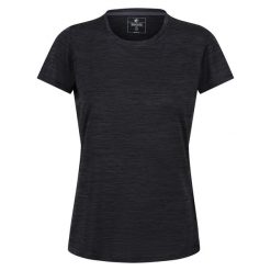 T-shirt Damski Josie Gibson Fingal Edition. Czarne t-shirty Regatta, plus size, bez wzorów, bez kołnierzyka, bez ramiączek. Za 74.99 zł.