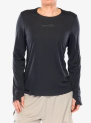 Bluza do biegania damska Inov-8 Airlite Pro Long Sleeve T-Shirt. Czarne bluzy Inov-8, m, bez wzorów, z materiału, bez kaptura. Za 324.49 zł.