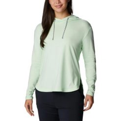 Bluza damska Columbia Sun Trek z kapturem. Zielone bluzy Columbia, na lato, s, bez wzorów, z kapturem. W wyprzedaży za 155.40 zł.