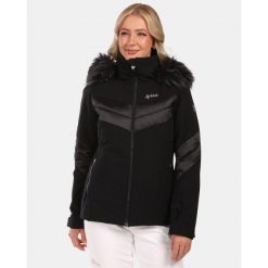 Damska kurtka narciarska Kilpi LIN-W. Czarne kurtki narciarskie Kilpi, bez wzorów, bez kaptura, narciarskie. Za 576.97 zł.