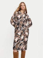 Fransa Sukienka codzienna Ariana 20614313 Brązowy Loose Fit. Brązowe sukienki Fransa, na co dzień, xs, bez wzorów, z wiskozy, bez kołnierzyka, bez ramiączek, proste. Za 129.99 zł.