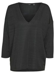 Vero Moda Bluzka w kolorze antracytowym rozmiar: XS. Czarne bluzki Vero Moda, xs, bez wzorów, bez kołnierzyka, bez ramiączek. Za 32.98 zł.