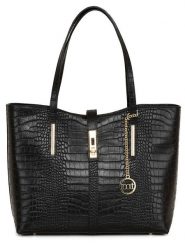 Mia Tomazzi Skórzana torebka w kolorze czarnym - 35 x 28 x 14 cm rozmiar: onesize. Czarne torby na ramię Mia Tomazzi, bez wzorów, z materiału, na ramię, bez dodatków. Za 389.08 zł.