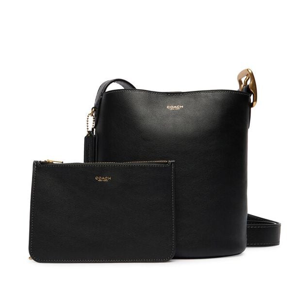 Torebka Coach. Czarne torebki klasyczne Coach, bez wzorów, bez dodatków. Za 1,599.00 zł.