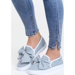 Niebieskie Slip On Trip to Mars. Trampki Born2be. Za 49.99 zł.