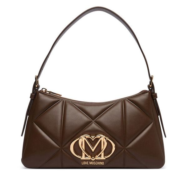 Torebka LOVE MOSCHINO. Brązowe torebki klasyczne Love Moschino, bez wzorów, bez dodatków. Za 879.99 zł.