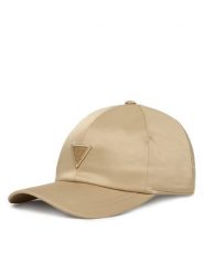 Guess Czapka z daszkiem AW5396 POL01 Beżowy. Brązowe czapki Guess, z aplikacjami, z materiału. Za 159.99 zł.