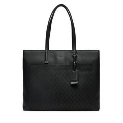 Torebka Calvin Klein. Czarne shopper Calvin Klein, bez wzorów, bez dodatków. Za 419.99 zł.
