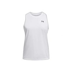 Damski tank top Under Armour Tech. Białe topy Under Armour, bez wzorów, bez kołnierzyka, bez ramiączek. Za 179.50 zł.