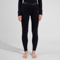 Legginsy termoaktywne damskie Odlo MERINO 260. Czarne bielizna sportowa Odlo, s, bez wzorów. Za 529.99 zł.