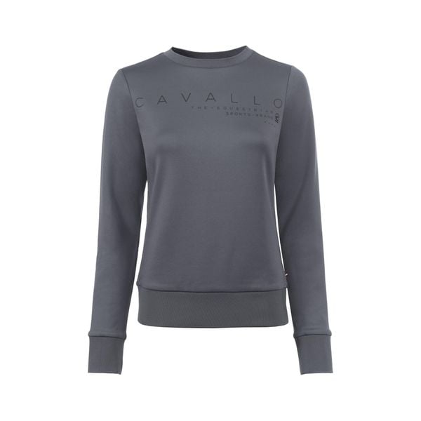 Sweter damski Cavallo Cavalruth. Szare swetry CAVALLO, na zimę, bez wzorów, bez ramiączek. Za 218.50 zł.