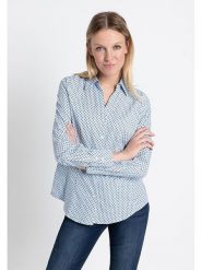 More & More Bluzka w kolorze błękitno-białym rozmiar: 38. Niebieskie bluzki More & More, bez wzorów, bez kołnierzyka, bez ramiączek. Za 137.10 zł.